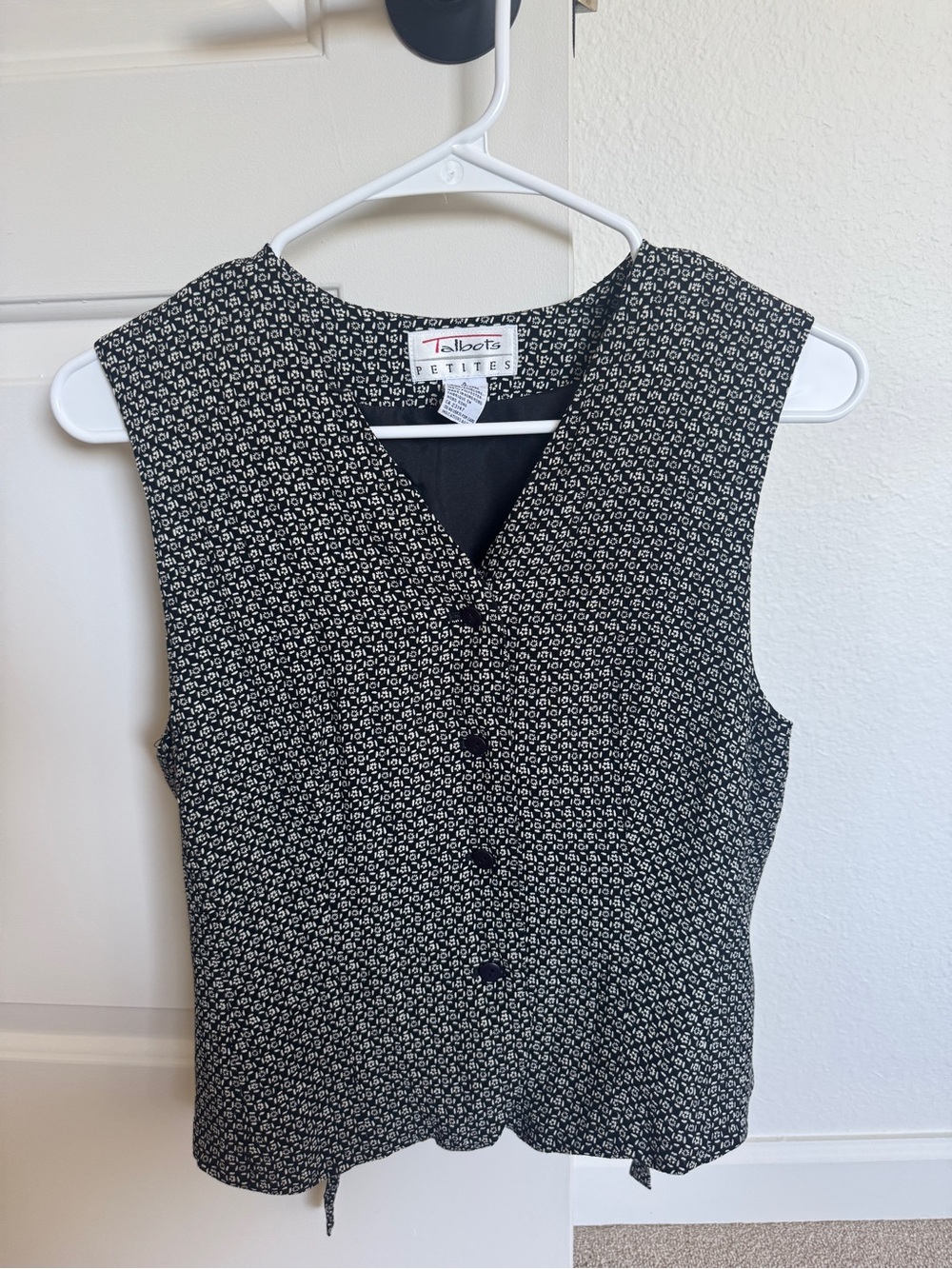 Talbots Petite Button Up Vest